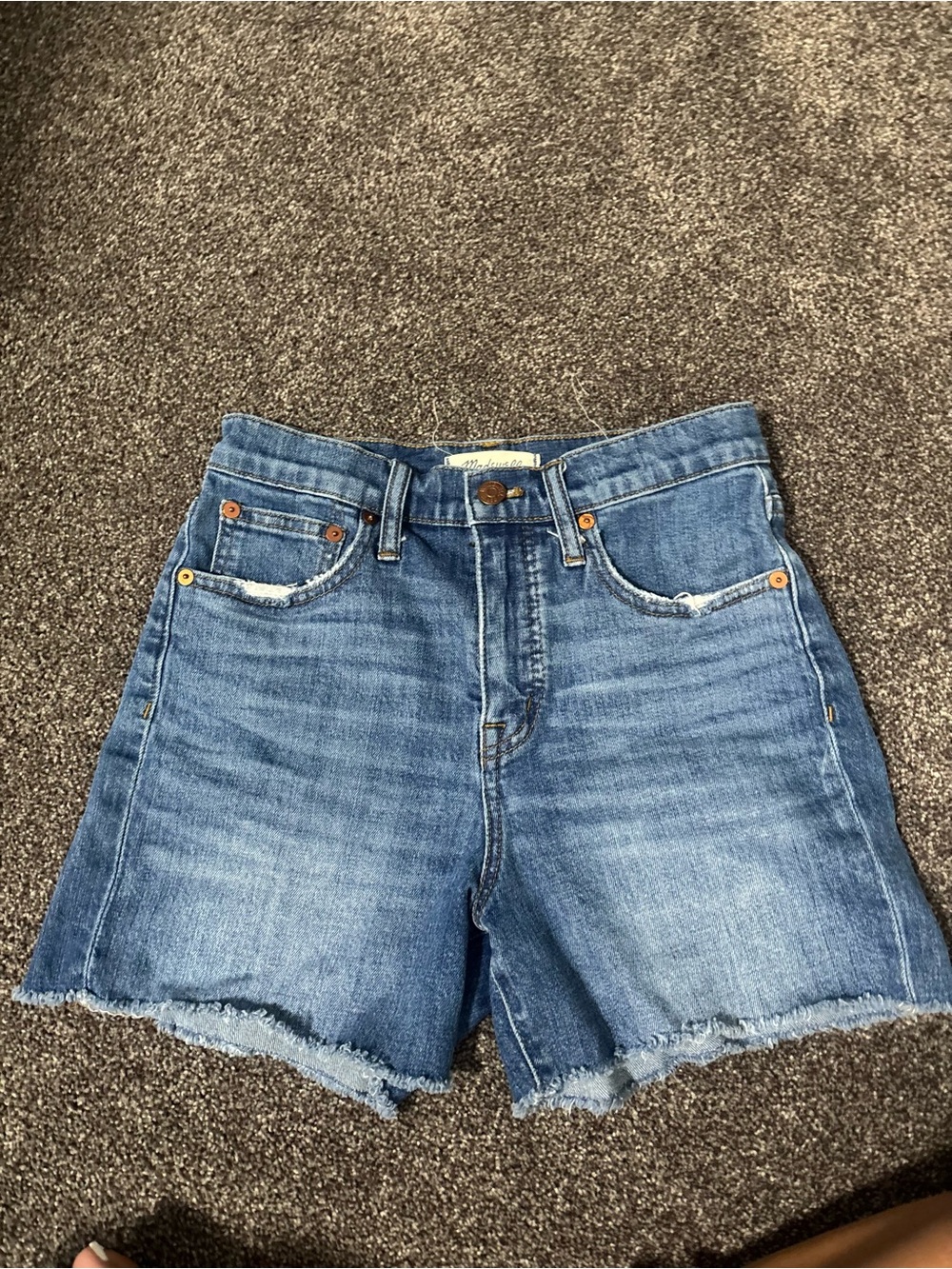 Madewell High Rise Denim Cutoff Shorts